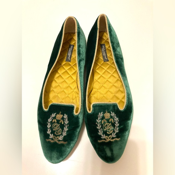 Dolce & Gabbana greet velvet slippers - Picture 2 of 8